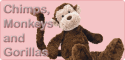 Chimp Gorilla and Monkey Soft Toys