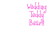 Wedding teddy bears
