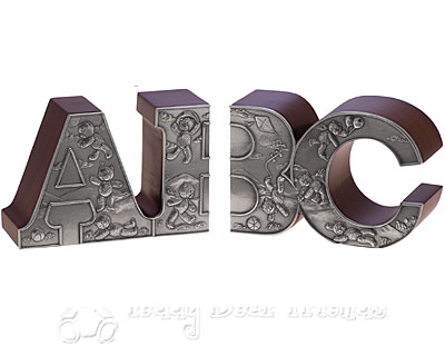 ABC Book Ends Royal Selangor 016134R