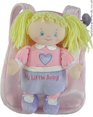 Baby Gund My Little Baby Backpack Playset Charlotte baby doll playset