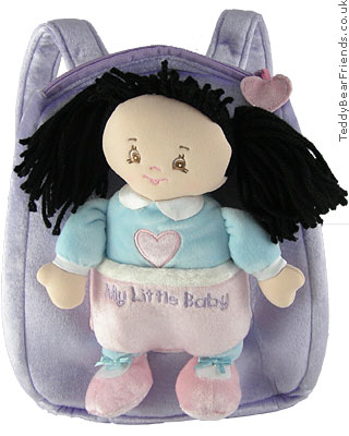 Baby Gund My Little Baby Backpack Playset Kim baby doll playset Baby Gund My Little Baby Backpack Playset Kim baby doll playset