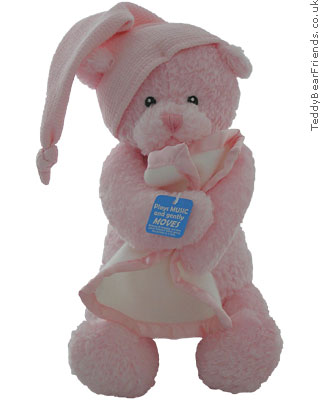 Baby Gund Nighty Night Pink Musical Bear for a girl Baby Gund Nighty Night Pink Musical Bear for a girl
