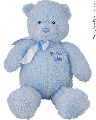 Baby Gund My First Teddy Blue Baby Gund My First Teddy Blue