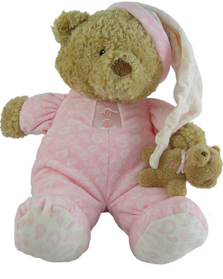 Baby Gund Paisley Collection PJ Pink Bear Musical baby teddy bear Baby Gund Paisley Collection PJ Pink Bear Musical baby teddy bear