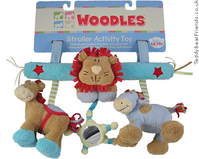 Baby Gund Woodles Stroller Activity Toy for baby Baby Gund Woodles Stroller Activity Toy for baby