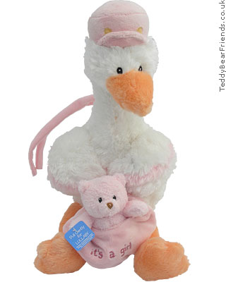 Baby Gund Baby Girl Stork Musical gift Baby Gund Baby Girl Stork Musical gift