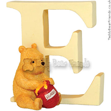 Classic Winnie the Pooh Alphabet Letter E Border Fine Arts A6620 Classic Winnie the Pooh Alphabet Letter E Border Fine Arts A6620