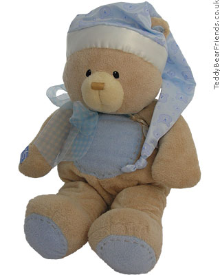 Gund Bears on Bear Tales Pj Bear Bag Blue   Baby Gund   Teddy Bear Friends