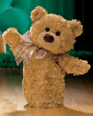 Gund Fluppet Argus Bear teddy bear hand puppet