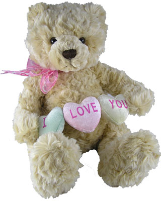 Gund Candy Hearts Valentines teddy bear