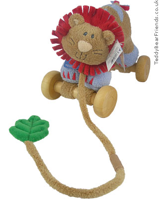 Woodles Rumba Lion Pull Toy Baby Gund 58579 Woodles Rumba Lion Pull Toy Baby Gund 58579