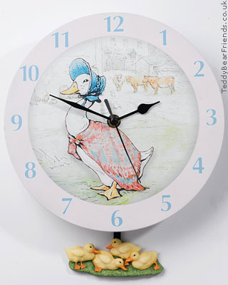 Jemima Puddleduck Clock Border Fine Arts A22882