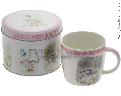 Jemima Puddle-duck Mug in Tin Churchill IPET34321 Jemima Puddle-duck Mug in Tin Churchill IPET34321