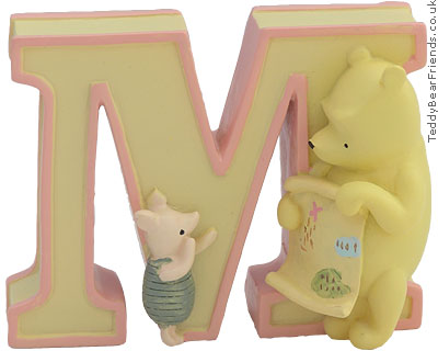 Pepperpot Pooh Bear Alphabet M 