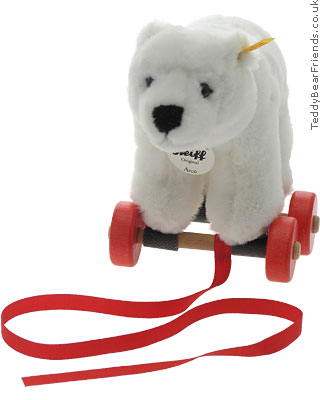 Steiff Polar Bear Pull Toy 