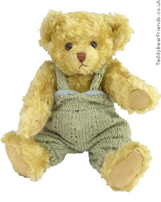 Teddy Hermann Jointed Bear in dungarees Teddy Hermann Jointed Bear in dungarees
