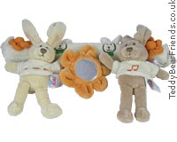 baby gund happy bunny rabbit pram toy jpg