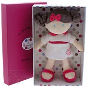 Doudou et Compagnie Little Girls Miss White Rose Doll
