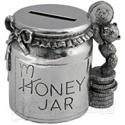 Pewter Money Bank