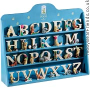 Winnie the Pooh Display Case Letter Set