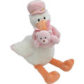 Girl Stork And Baby