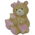 Bear Tales Baby Girl Money Bank