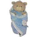 Bear Tales Boy Blanket Bear