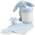 Bashful Blue Bunny Comforter