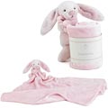 Bashful Pink Bunny Comforter