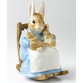 Border Fine Arts Mrs Rabbit with Babies Moneybox