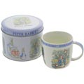 Peter Rabbit Mug in Tin