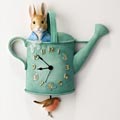 Peter Rabbit Watering Can Clock