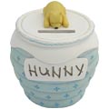Pooh Baby Blue Money Bank