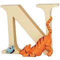 Pooh Bear Alphabet N