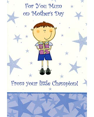 Mothers Day Mum Blue