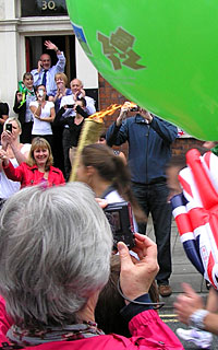 2012 Olympic Torch Relay in England