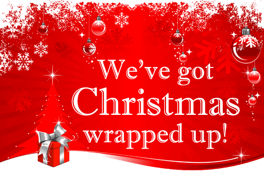 We've Got Christmas Wrapped Up!