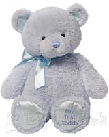 Large Blue Baby Teddy Bear