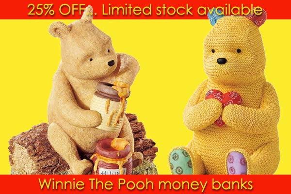 Winnie The Pooh money banks