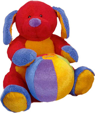 Baby Gund Tutti Frutti plush musical puppy
