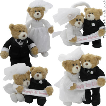 Gund Bride and Groom Do Not Disturb set