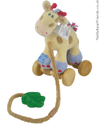 Woodles Gazoo Giraffe Pull Toy Baby Gund Woodles Gazoo Giraffe Pull Toy