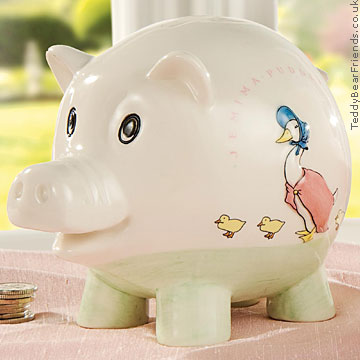 Border Fine Arts Jemima Puddle-duck Piggy Bank