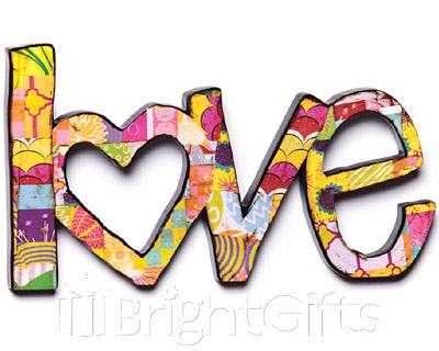 Colorful Devotions Love Wall Sculpture