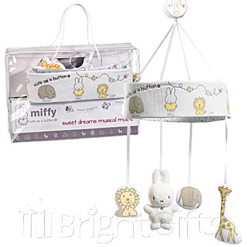 Rainbow Designs Miffy Musical Mobile
