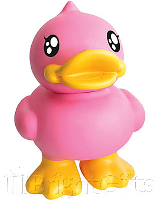 Rainbow Designs Pink B Duck Money Bank