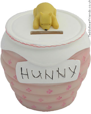 Pepperpot Winnie The Pooh Baby Girl Money Bank