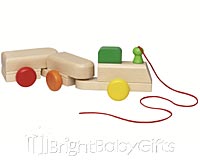 Selecta Wobble Train Pull Along Toy