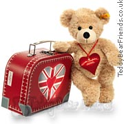 Steiff True Brit Teddy Bear Suitcase