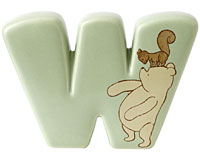 Winnie the Pooh Alphabet Letter W